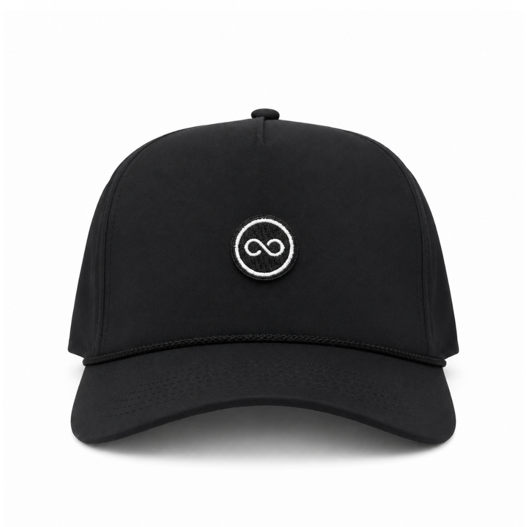 Black Micropatch Wrightson Rope Hat